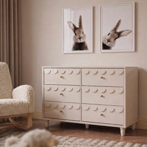 Nala scalloped chest of drawer